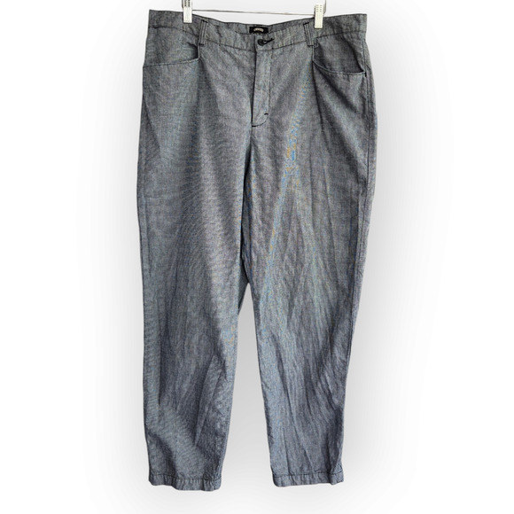 American Vintage Pants - Vintage Lee Riders Casuals Micro Houndstooth High Waisted Taper Leg Pants 18